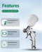30 PSI Gravity Feeding Mini Spray Gun (0.8 mm & 1.0 mm) - MEITE USA