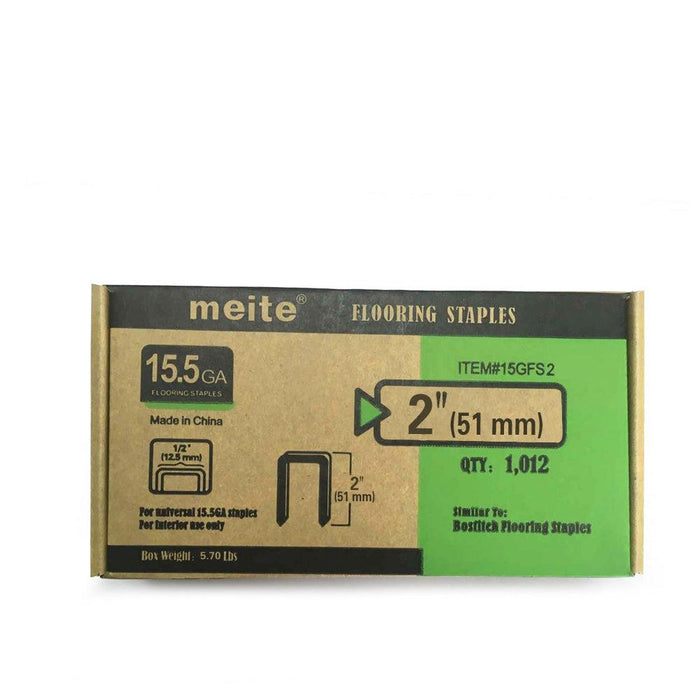 15.5 Gauge 1/2" Crown Hardwood Flooring Staples - MEITE USA