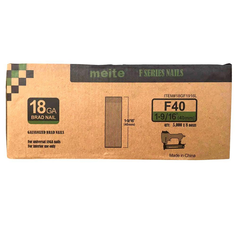 18 Gauge 1/2" to 2" Length Galvanized Brad Nails - MEITE USA