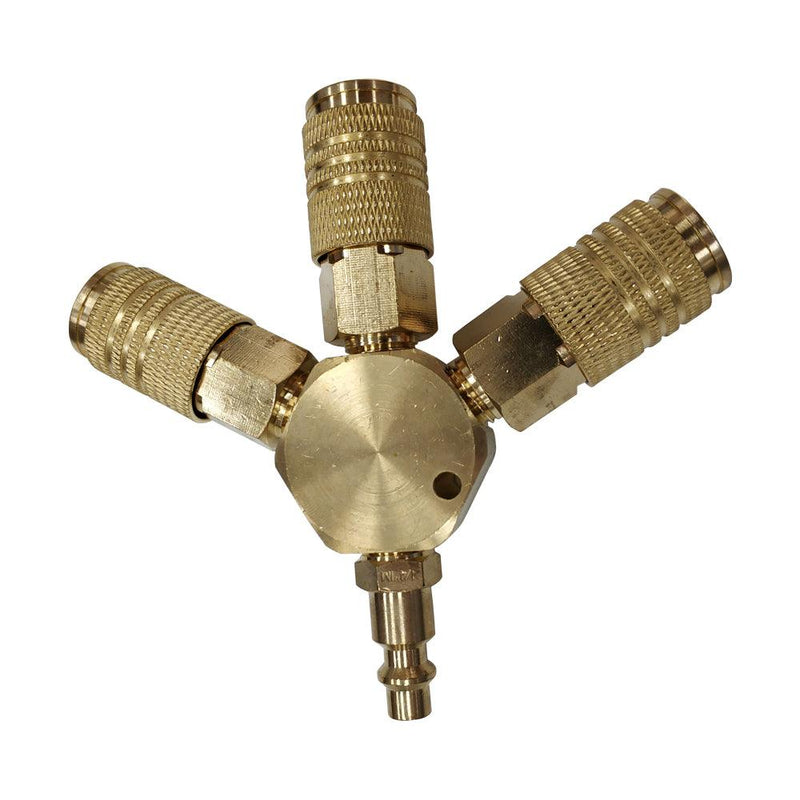 3-Way 1/4'' Quick Coupling Manifold - MEITE USA