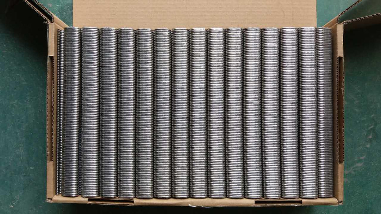 16 Gauge Stainless Steel C Rings - 5/8" Crown - MEITE USA