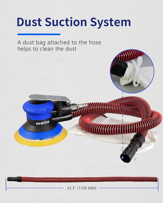 5"/6" Air Random Orbital Sander - MEITE USA