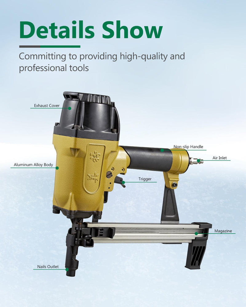 12 Gauge 1/2" to 1" Leg Length Concrete and Steel Nailer - MEITE USA