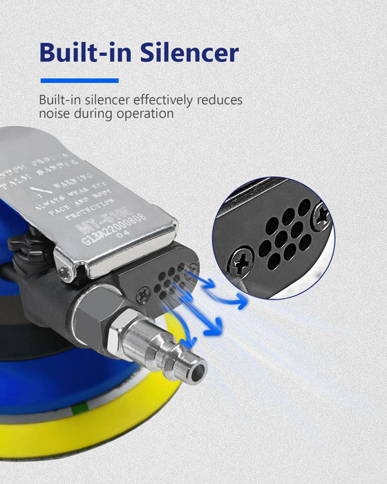 5"/6" Air Random Orbital Sander - MEITE USA