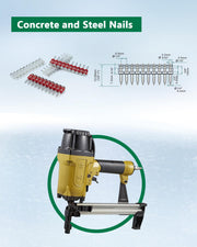 12 Gauge 1/2" to 1" Leg Length Concrete and Steel Nailer - MEITE USA
