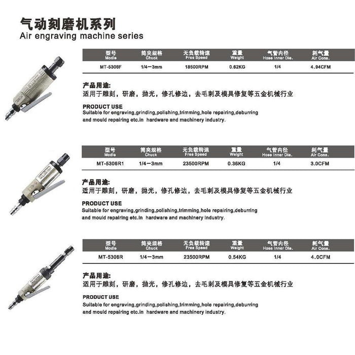 1/4" Air Die Grinder - MEITE USA
