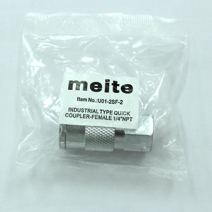 Milton Type 1/4'' NPT Steel Thread Female Quick Coupler - MEITE USA