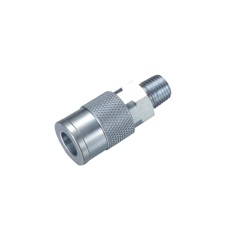 Milton Type 1/4'' NPT Industrial Steel Thread Male Quick Coupler - MEITE USA