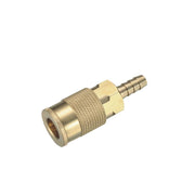 Milton Type 3/8'' Barb Industrial Brass Thread Quick Coupler - MEITE USA
