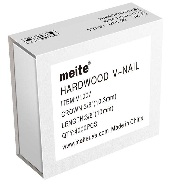 KIMSING 12mm Beenlengte V nagels, 4000PCS/doos, Hard Hout Type Hout Joining Nails, voor V1015 Picture Frame Nailer Gun, Framing Joiner, V-Nailer KIMSING 12mm Beenlengte V nagels, 4000PCS/doos, Hard Hout Type Hout Joining Nails, voor V1015 Picture Frame Nailer Gun, Framing Joiner, V-Nailer